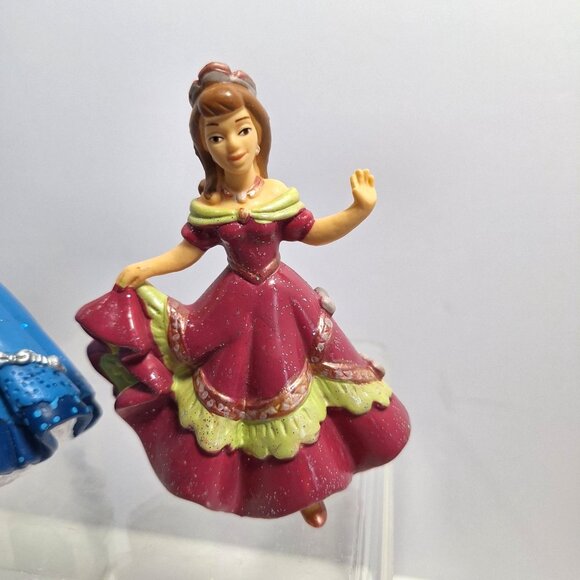 Iso Sel France Princess Figures Wedding Queen Plastic Cake Toppers Lot Dancing - Picture 13 of 15